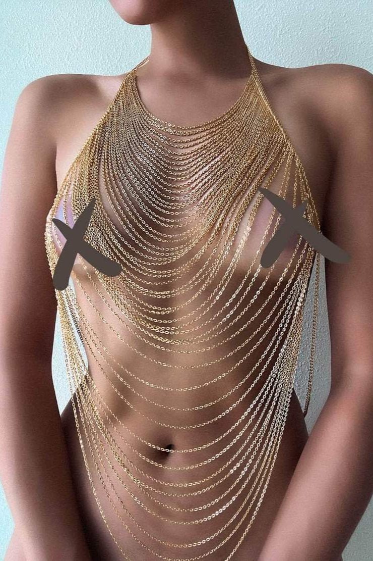 Gouden lichaamsketting - Bianca