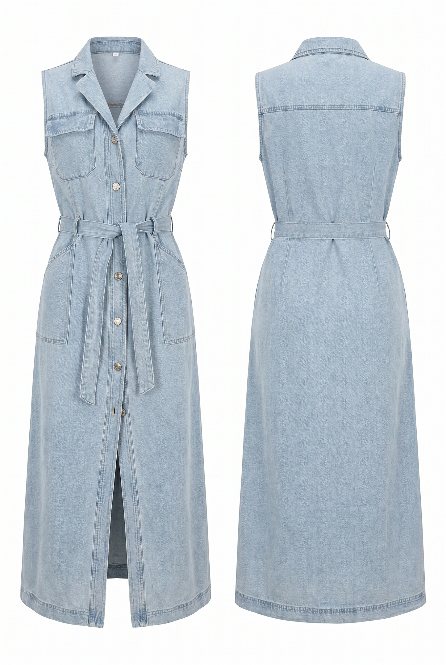 Lola Denim Maxi Jurk
