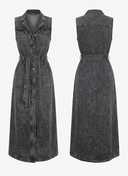 Lola Denim Maxi Jurk
