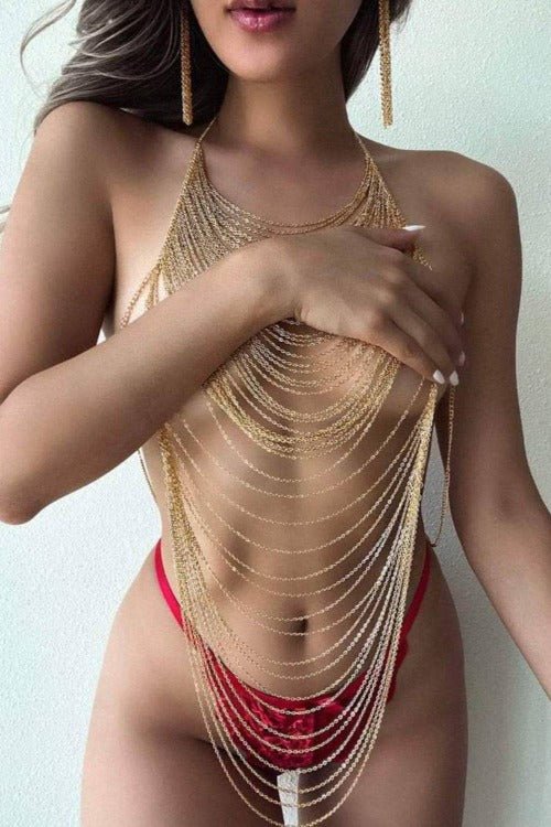 Gouden lichaamsketting - Bianca