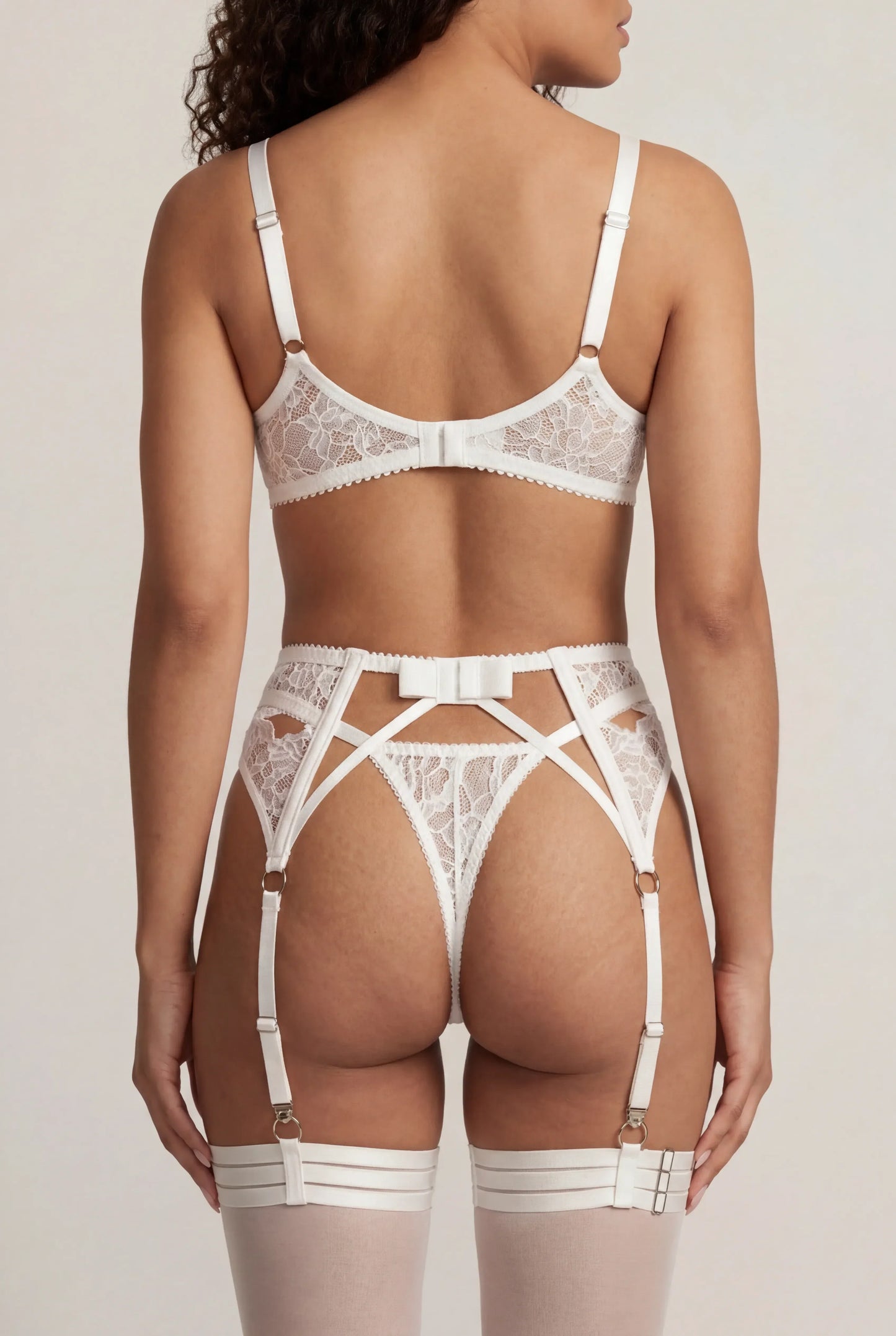Vijfdelige dameslingerieset - Francesca Wit