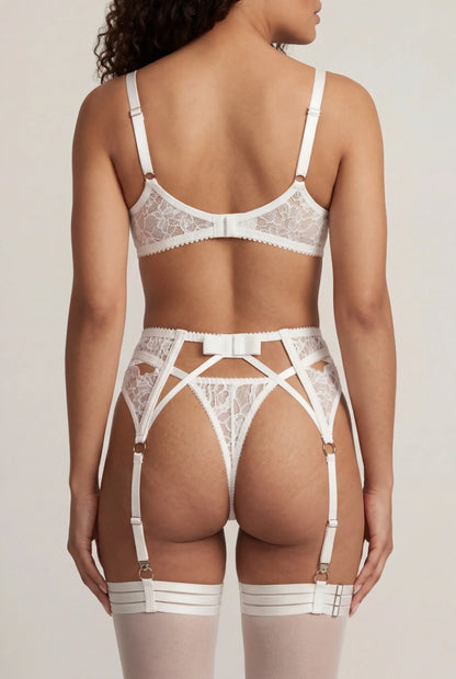 Vijfdelige dameslingerieset - Francesca Wit