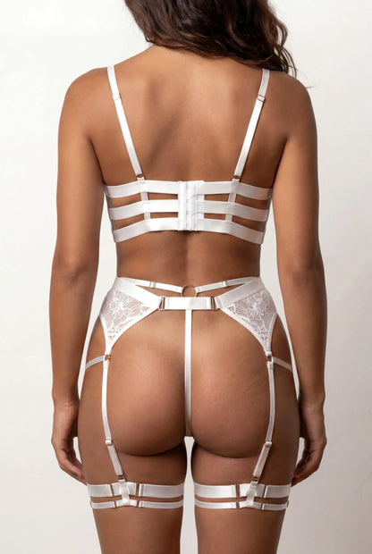 Vierdelige lingerieset - Gabriela Wit