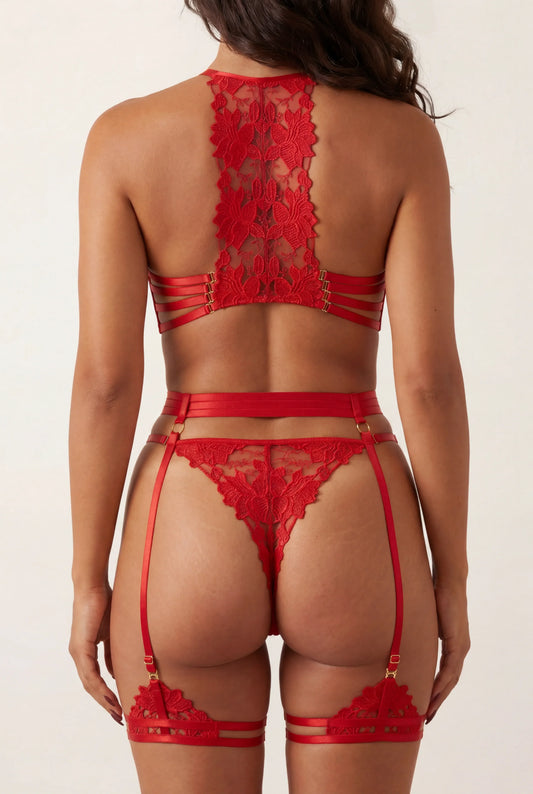 Vierdelige set - Veronica Rood