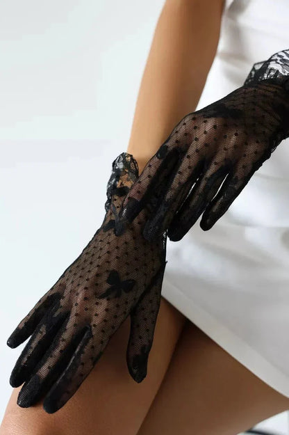 Dames kanten handschoenen - Serena