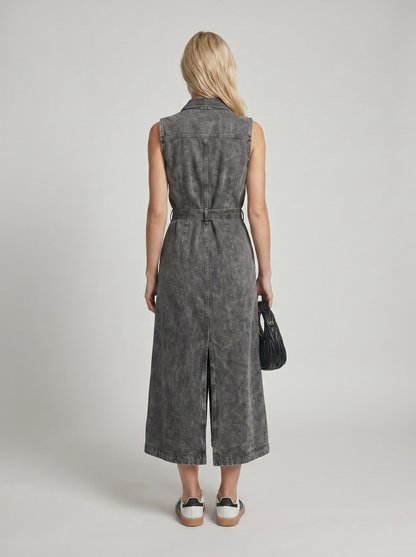 Lola Denim Maxi Jurk