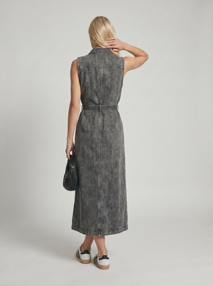 Lola Denim Maxi Jurk