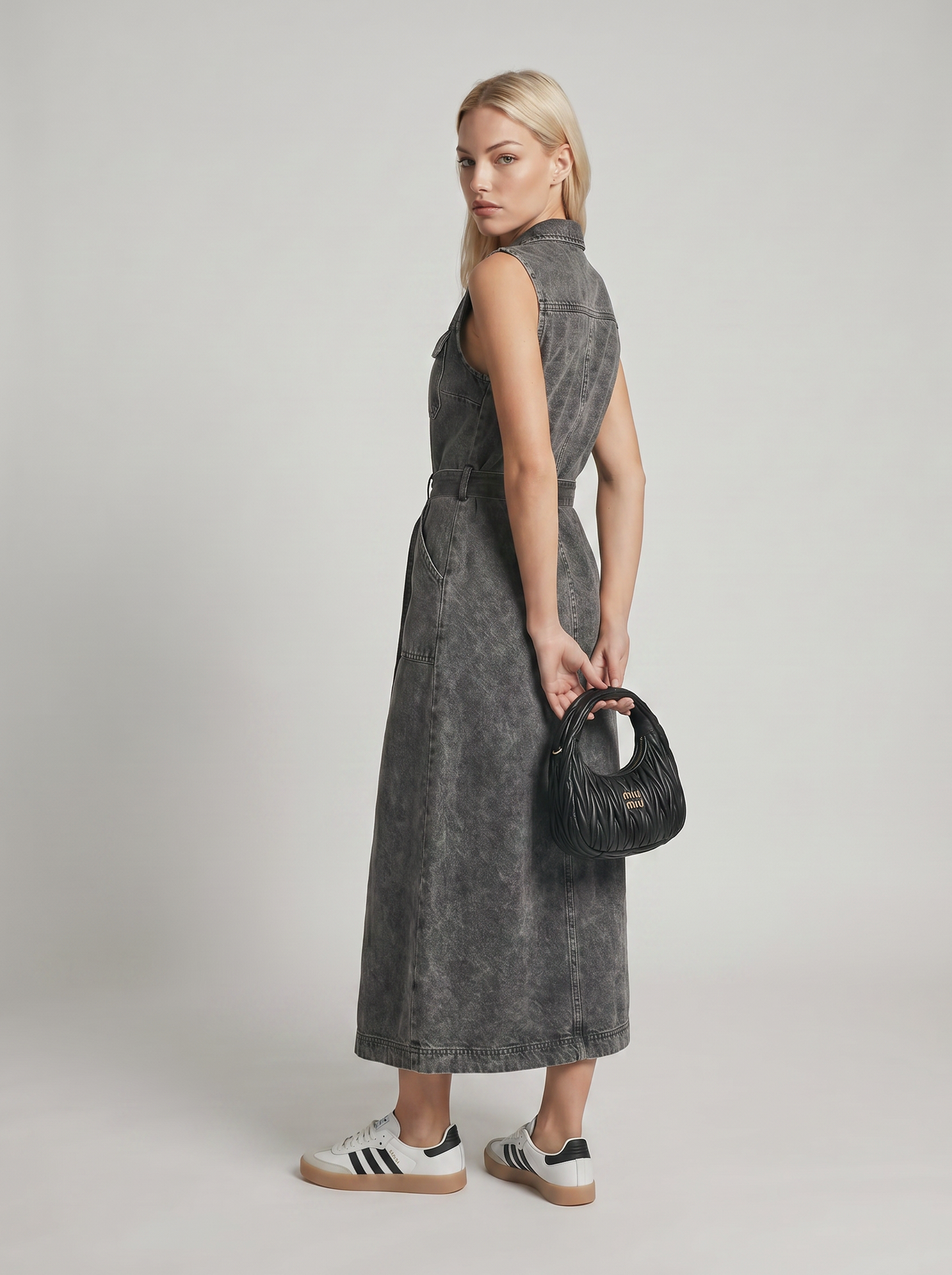 Lola Denim Maxi Jurk